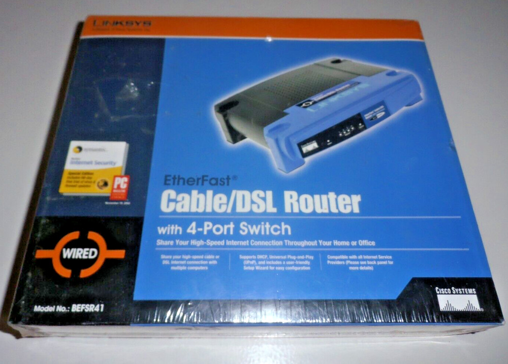 LinkSYS Ether Fast Cable/DSL Router 4-Port Switch