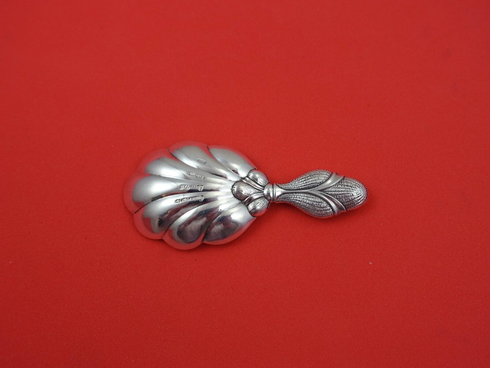 Buccellati Sterling Silver Tea Caddy Spoon 3"