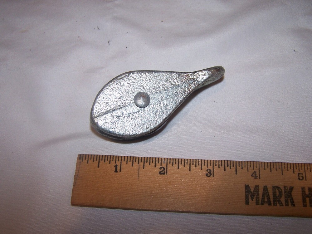 Small 3.25" Long - Cast Iron PULLEY