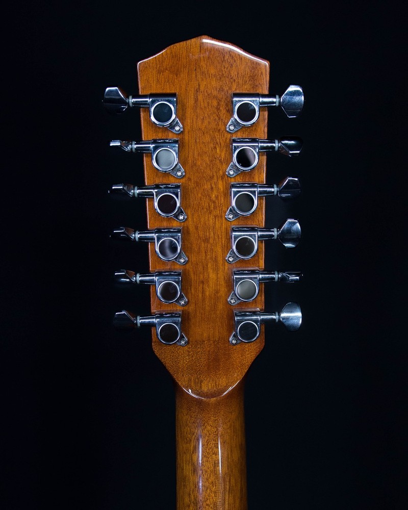 Fender CD-140SCE 12-String, Walnut FB, Natural with Case