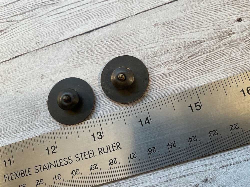 ORIGINAL WWI US COLLAR DISK SET PAIR USR