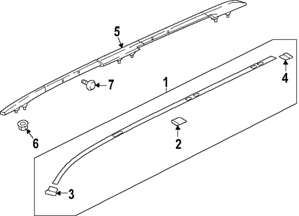 Genuine GM Roof Rack Nut 11604334
