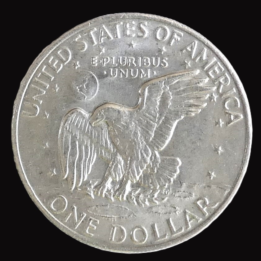 1972 Eisenhower Dollar - ABOUT UNCIRCULATED