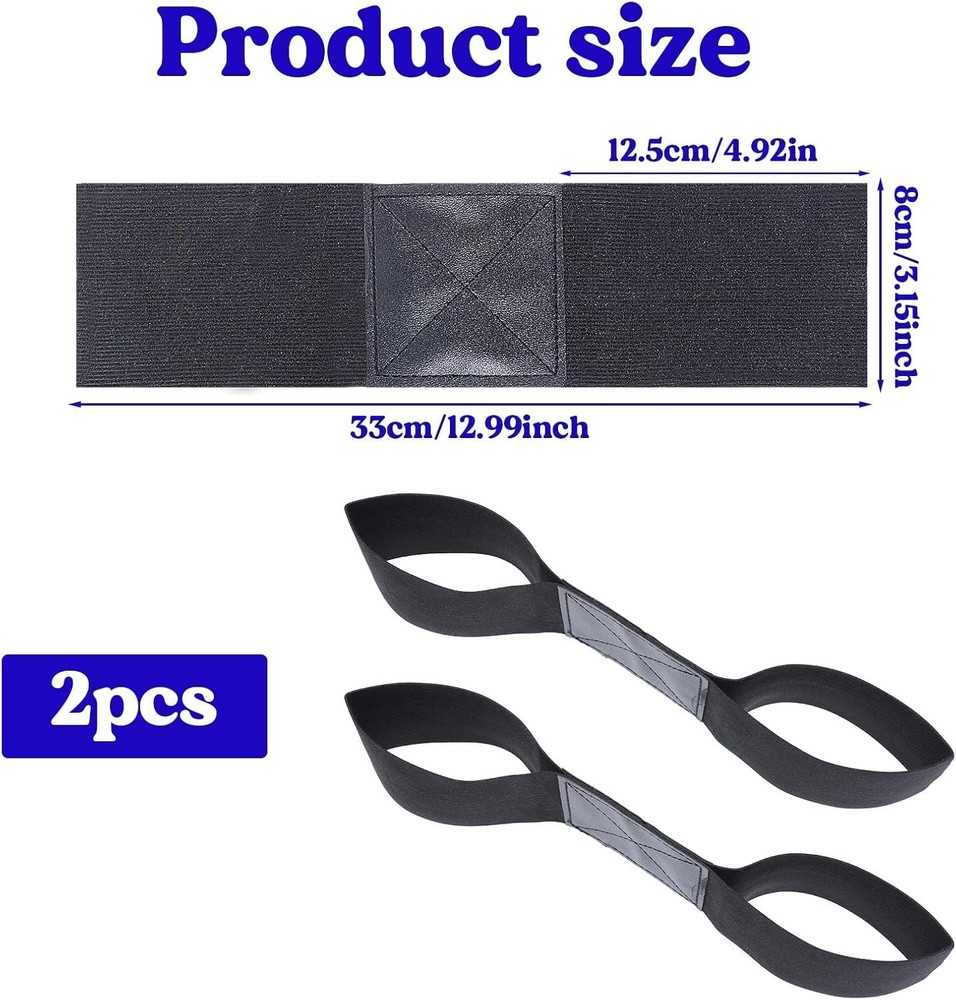 Portable 2PCS Golf Swing Training Aids - Elastic Bands for Improving Technique