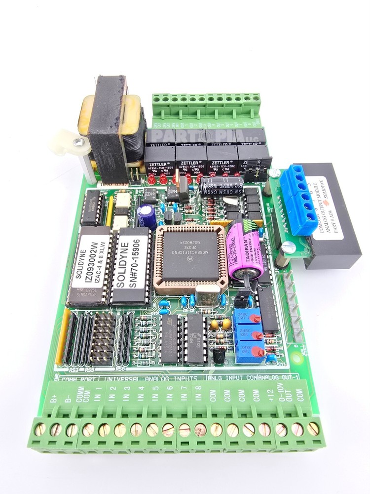 Solidyne IZAC-XL-8, Universal Unitary Controller W/ Analog Output Module A04