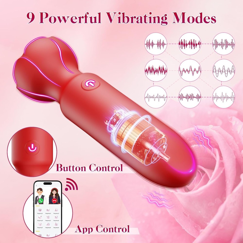 Mini - App Controlled 9 Vibration Modes, Long Distance Discreet