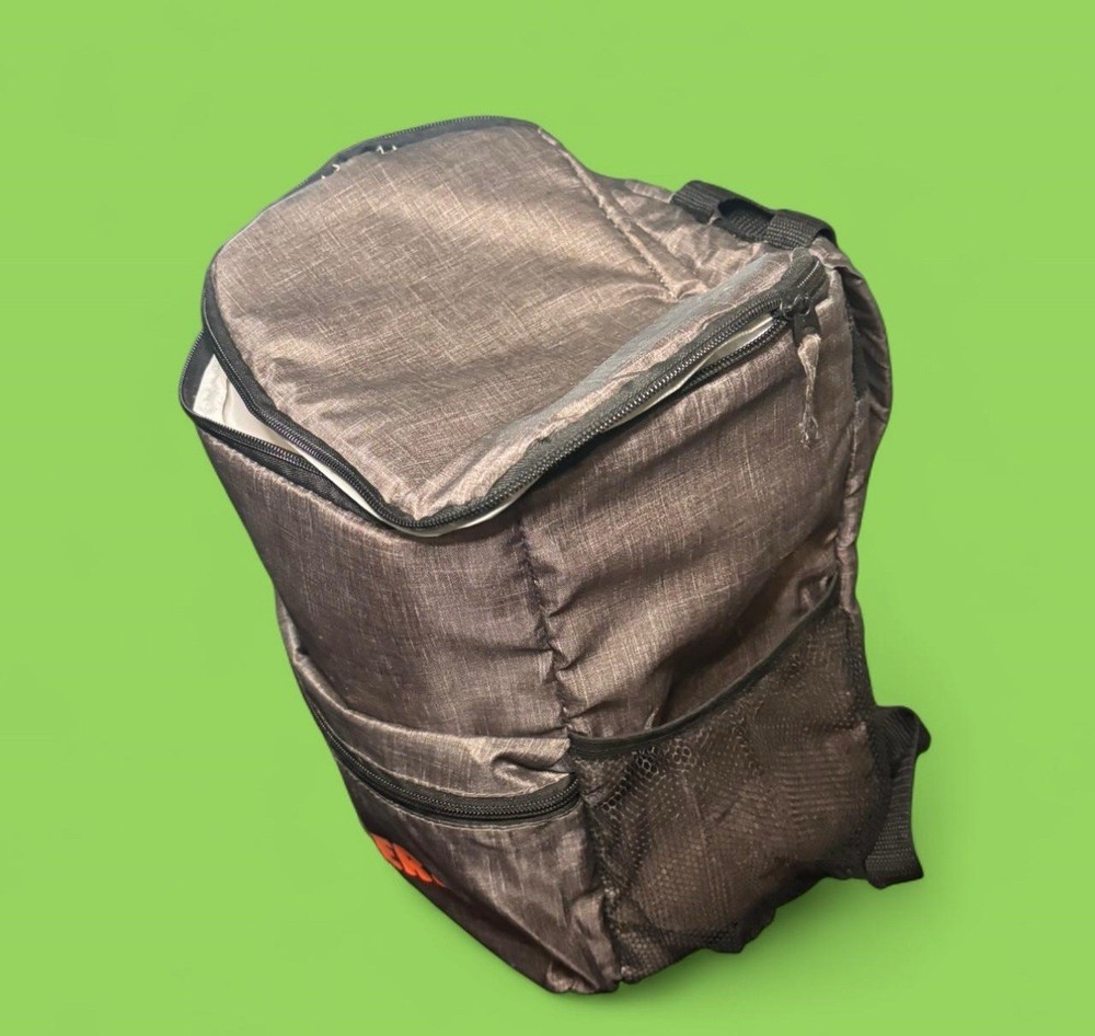 Hooters Authentic Mini Cooler With Backpack Straps And Front Zipper Storage