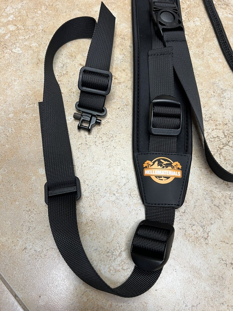 HelloMaterials Tactical Sling Strap Modular Pull Tab 2 Point Quick Adjust New