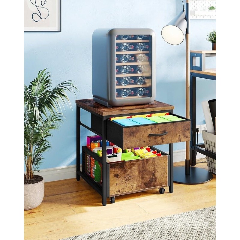 Mini Fridge Stand Storage Table Compact Beverage Organizer Easy Assembly New