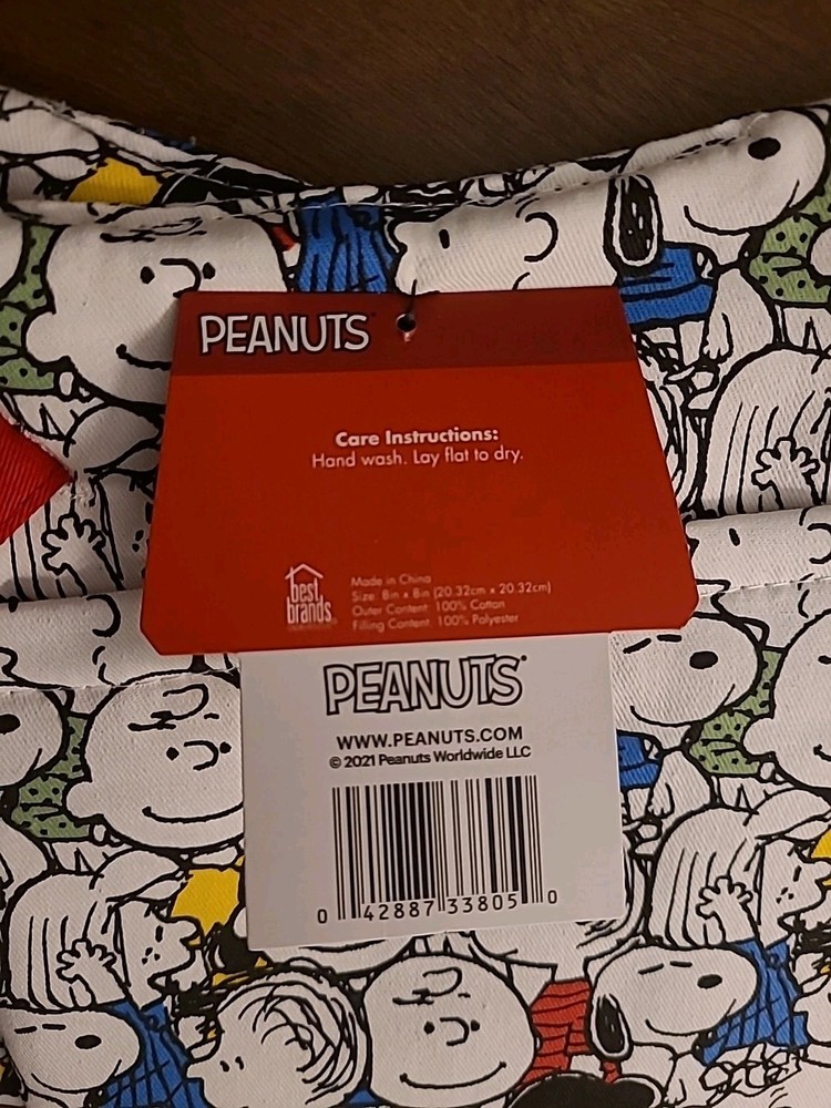 Peanuts 2pk Hot Pads, 8"x8"