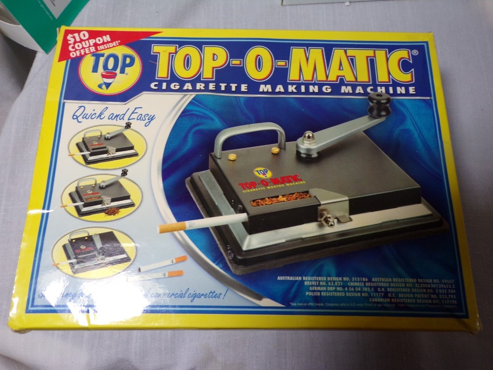 Cigarette Rolling Machine, New Top-O-Matic