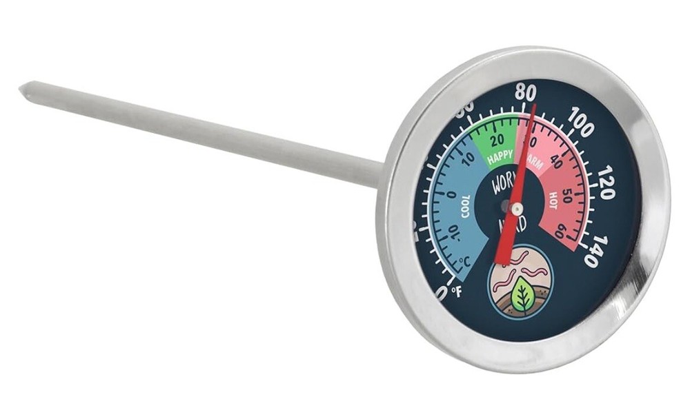 WORM NERD WORM BIN THERMOMETER~NEW
