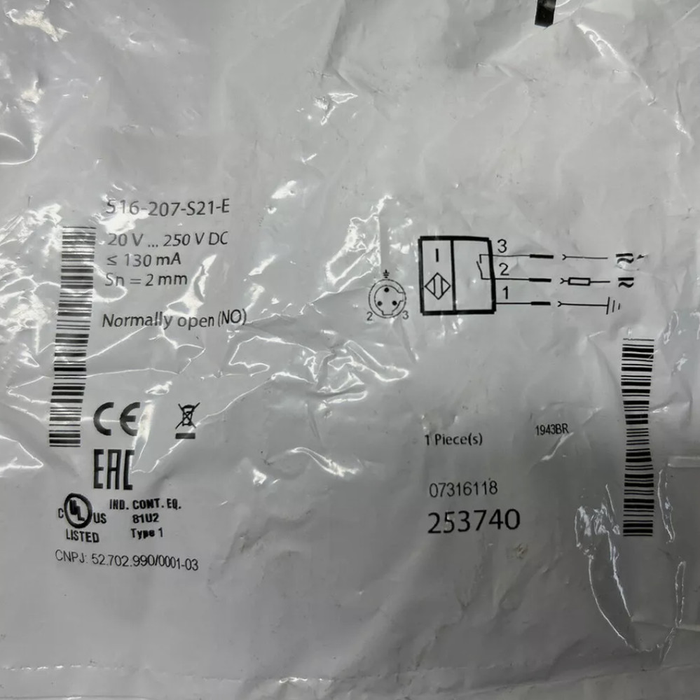 1PCS For BES 516-207-S21-E Proximity Switch Sensor Replacement QA