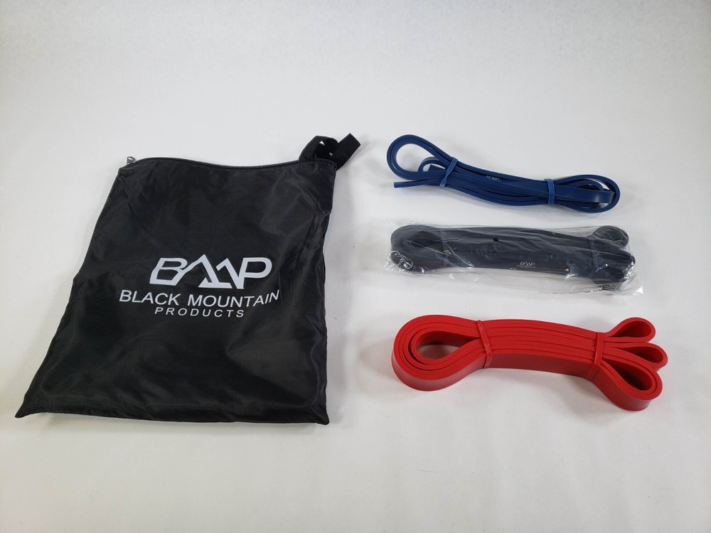 Black Mountain Products Strength Loop Resistance Exercise Bands BLUE IS BROKEN