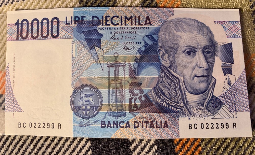 ITALY  10000 Lire  1984 CU UNC