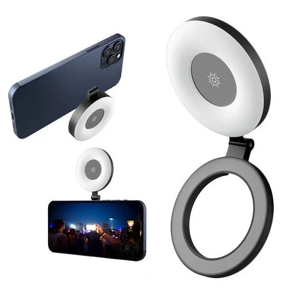 Magnetic Ring Light | Selfie LED Phone Stand Rechargeable Touch Control