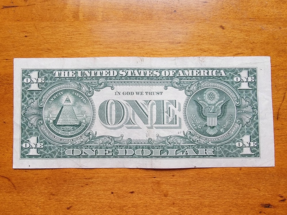 2017 A $1 Miscut Error Note F District D Run Atlanta