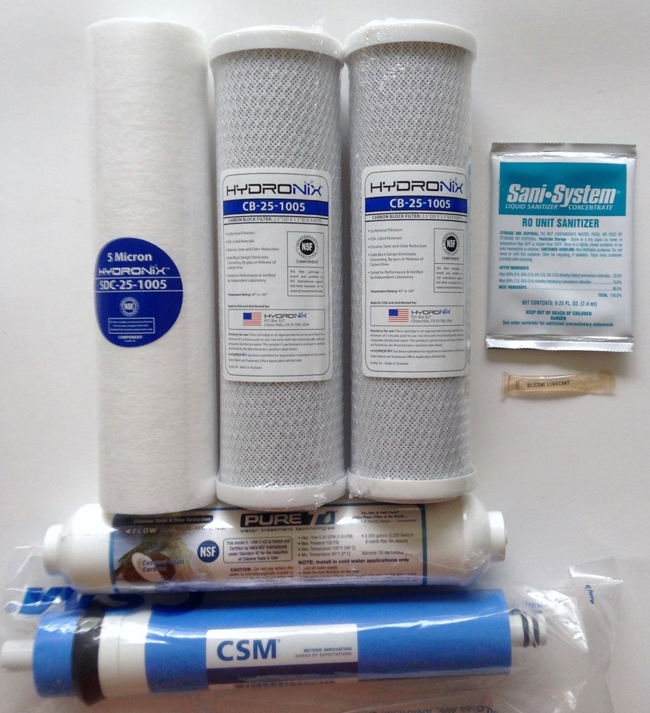 WATTS FMRO5G SERIES 5-STAGE ANNUAL REPLACEMENT PACK