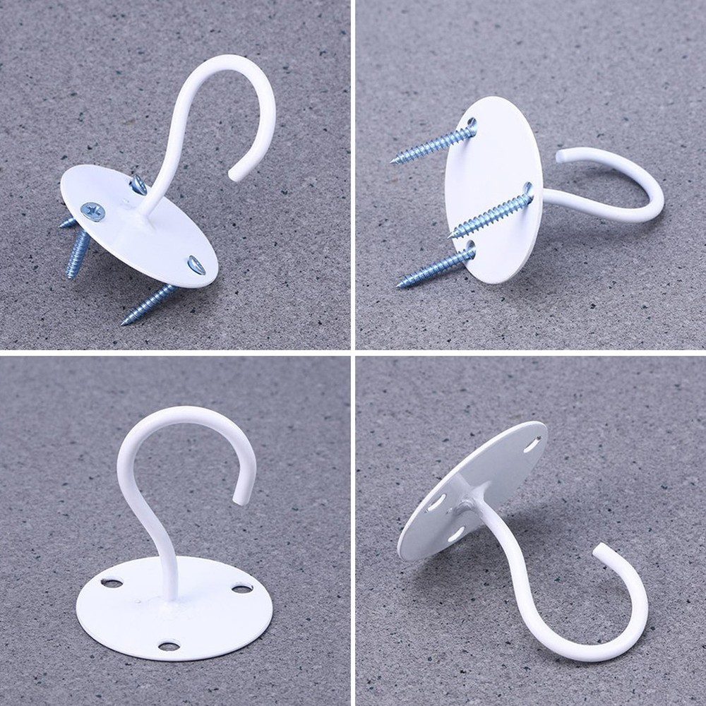 5 Pcs Iron Ceiling Hooks Durable Wall Fixing Hooks for Garage Garden Storage