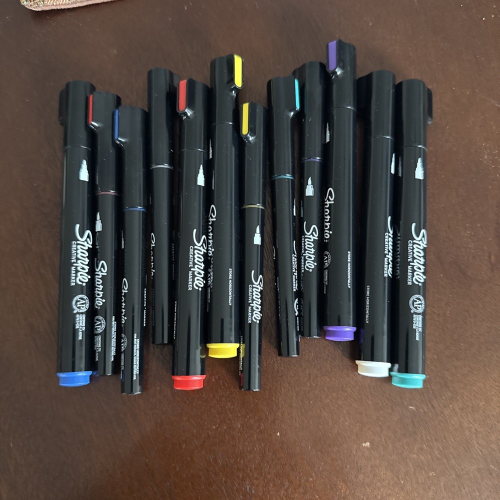 Sharpie Creative Markers, Medium Bullet Tip, Assorted Colors, 12 total