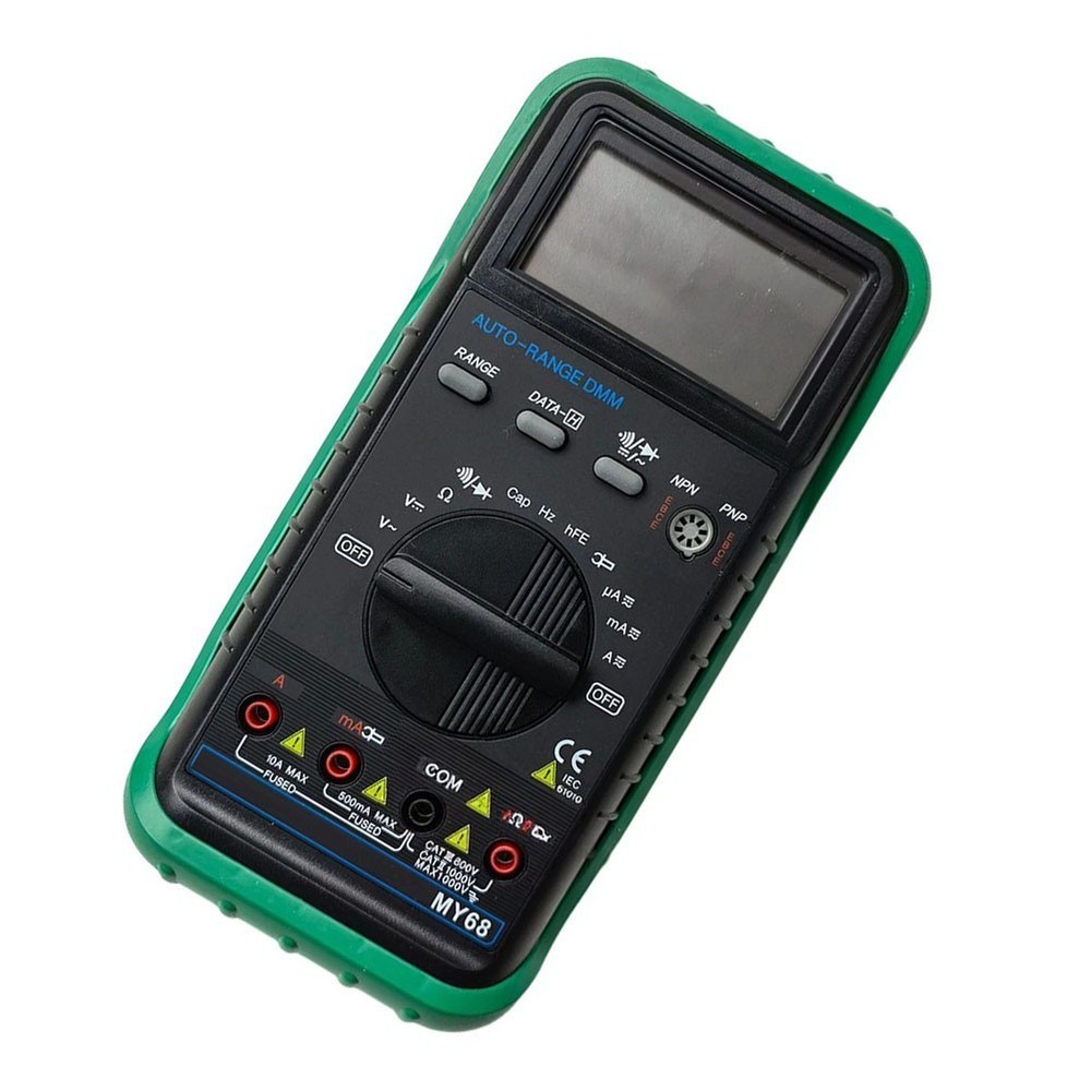 MY68 Auto Range Multimeter with 6000 Counts LCD Display for Field Testing