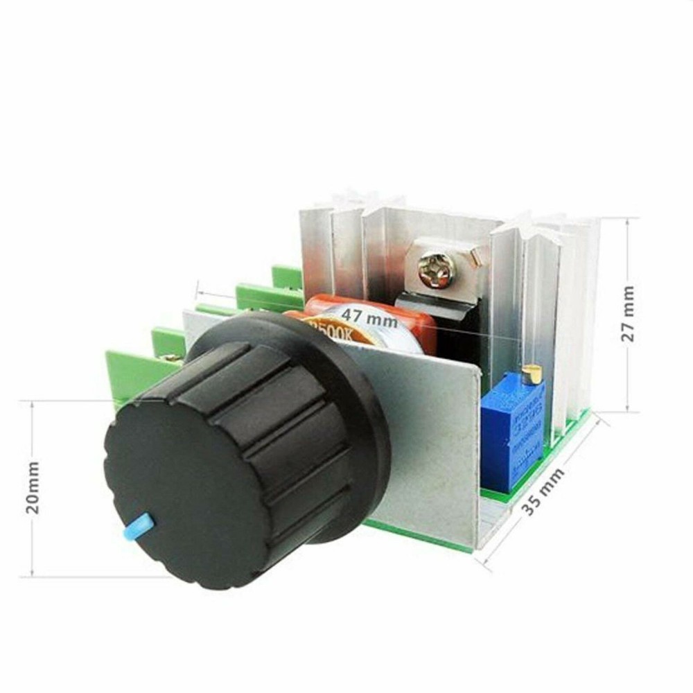 2000W 110V AC SCR Voltage Regulator Adjustable Motor Speed Control Controller