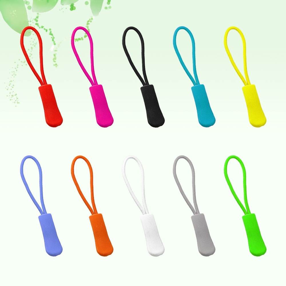 100PCS Injection Zipper Pull Head Rope TPU Pull Head Luggage Shoe Boots Apparel
