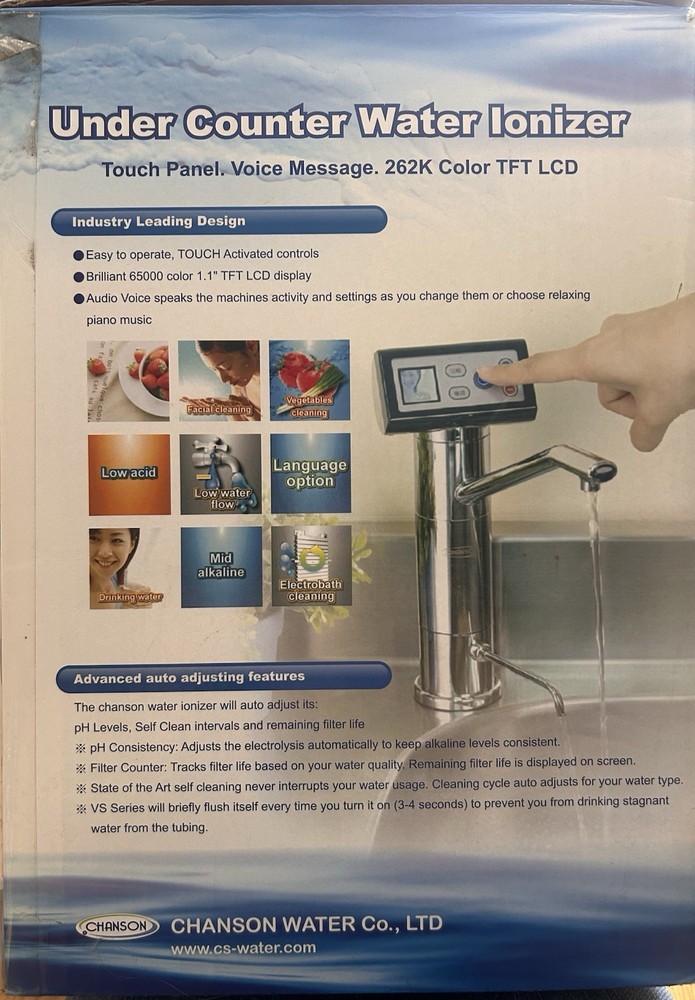 Miracle M.A.X. Royale Chanson VS-70 Under Sink Water Ionizer Touch Panel 7-Stage