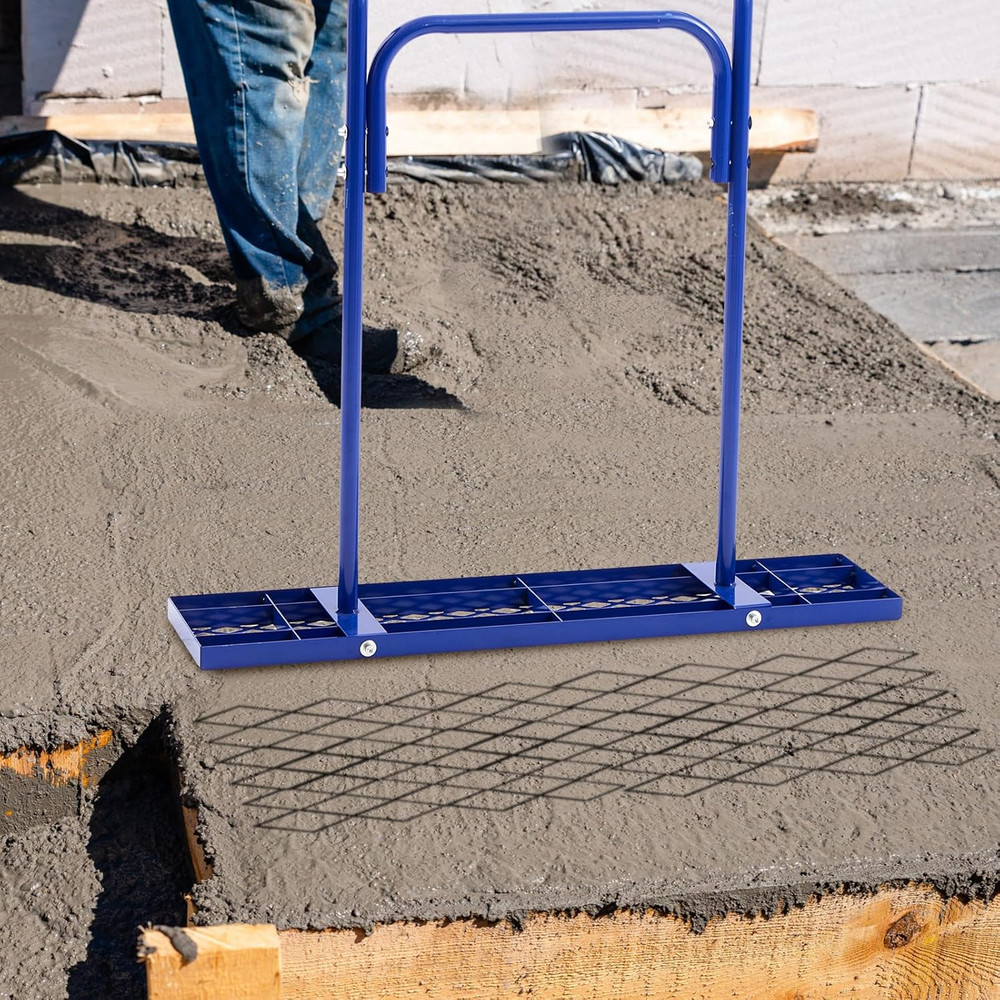 36" Concrete Tamper with 33.8" Handle for Effortless Compaction