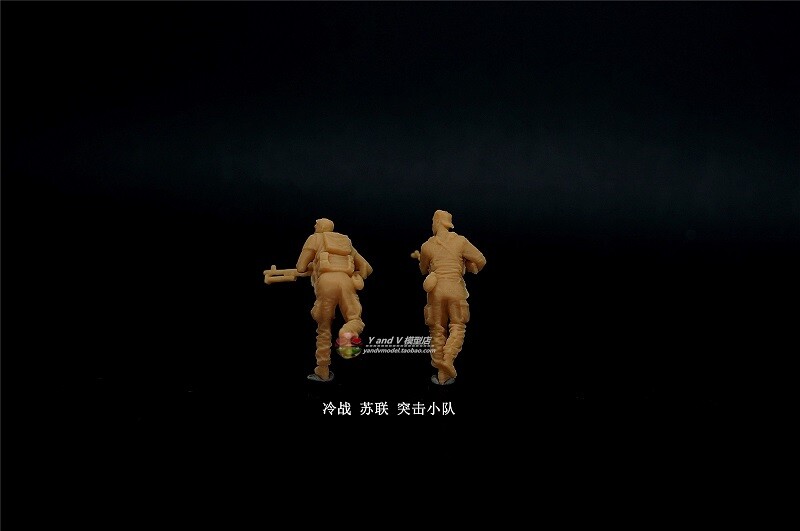3D printed 1/72 Cold war Soviet "Firepower Assault Team" 2 man group model