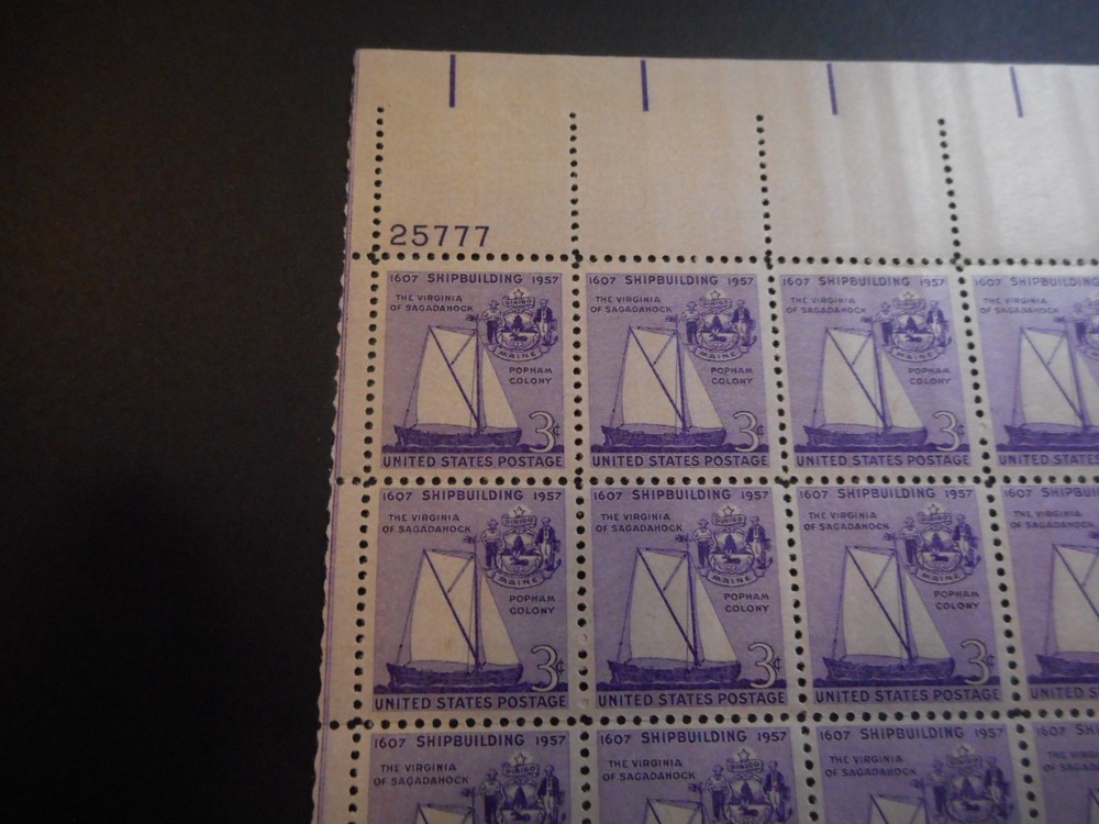 Scott 1095, 3 cent, Shipbuilding, Sheet