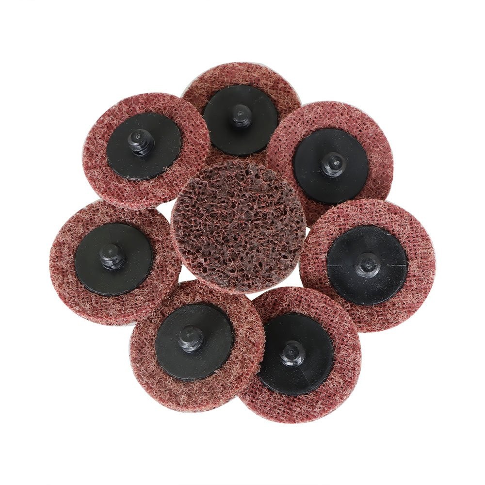 2" Medium Surface Conditioning Discs Roll Lock Die Grinder Sanding Pads 50 Pcs
