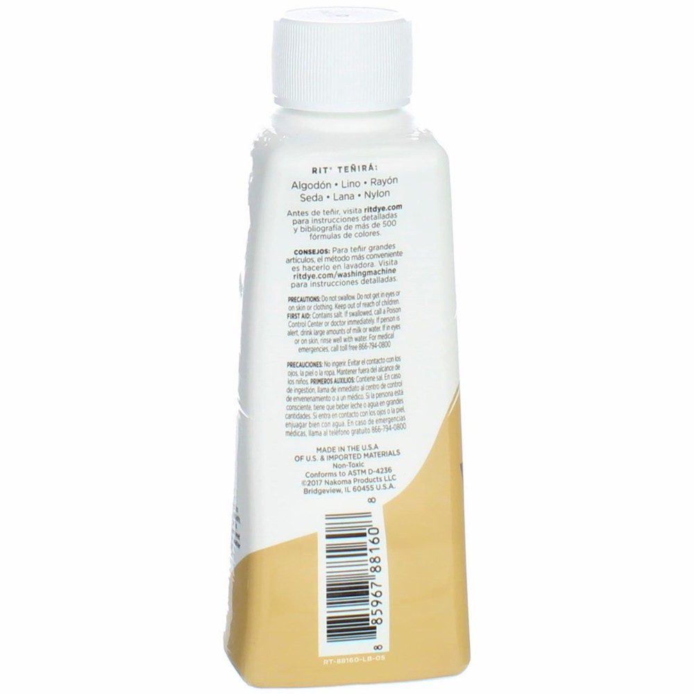 Rit All-Purpose Liquid Dye, Tan, 8 fl oz