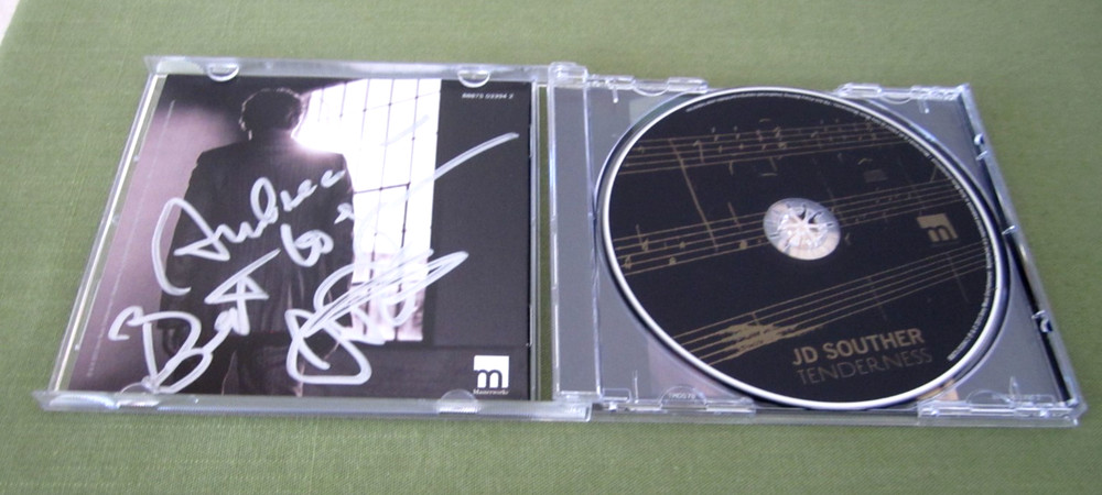 Signed  JD SOUTHER TENDERNESS CD 2015