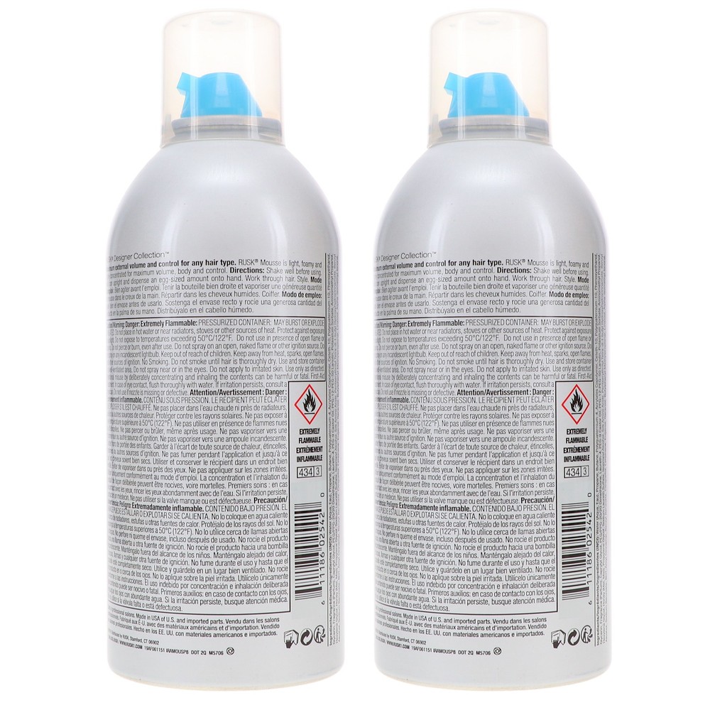 Rusk Mousse 8.8 oz 2 Pack