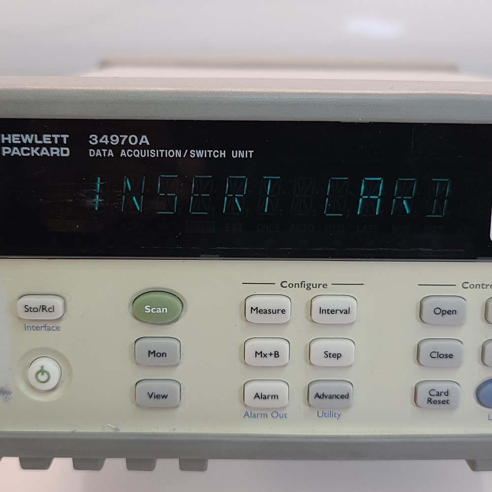 Agilent HP 34970A Data Acquisition Switch Unit Failed Self Test, Error 746