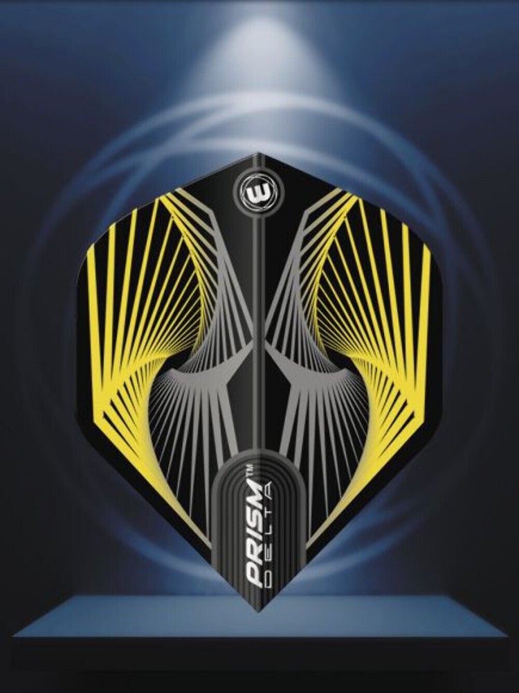 Winmau Prism Delta Yellow & Grey
