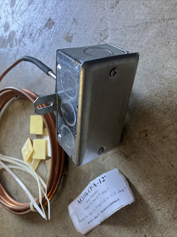 ACI Thermistor Temperature Sensor, ACI/10K-CP-A-12’ NEW