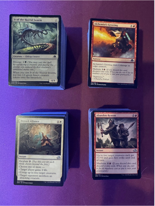 MTG Magic Eldritch Moon Complete Common Uncommon Set x4