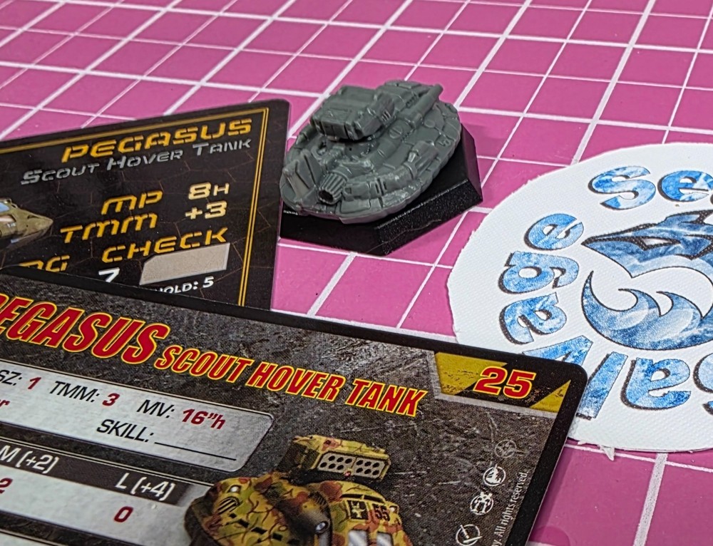 BattleTech - Pegasus Hover Tank - Battlefield Support Assault & Cavalry Lance