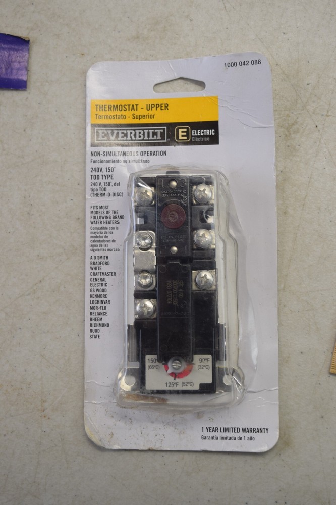 Everbilt Upper Thermostat 1000 042 088