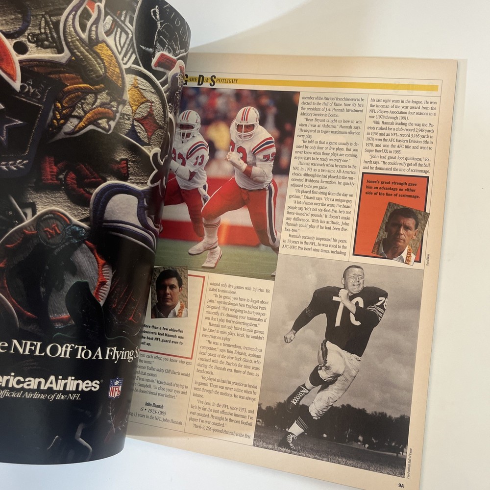 1991 HOF Program Rams vs Charger Aug. 12, 1991