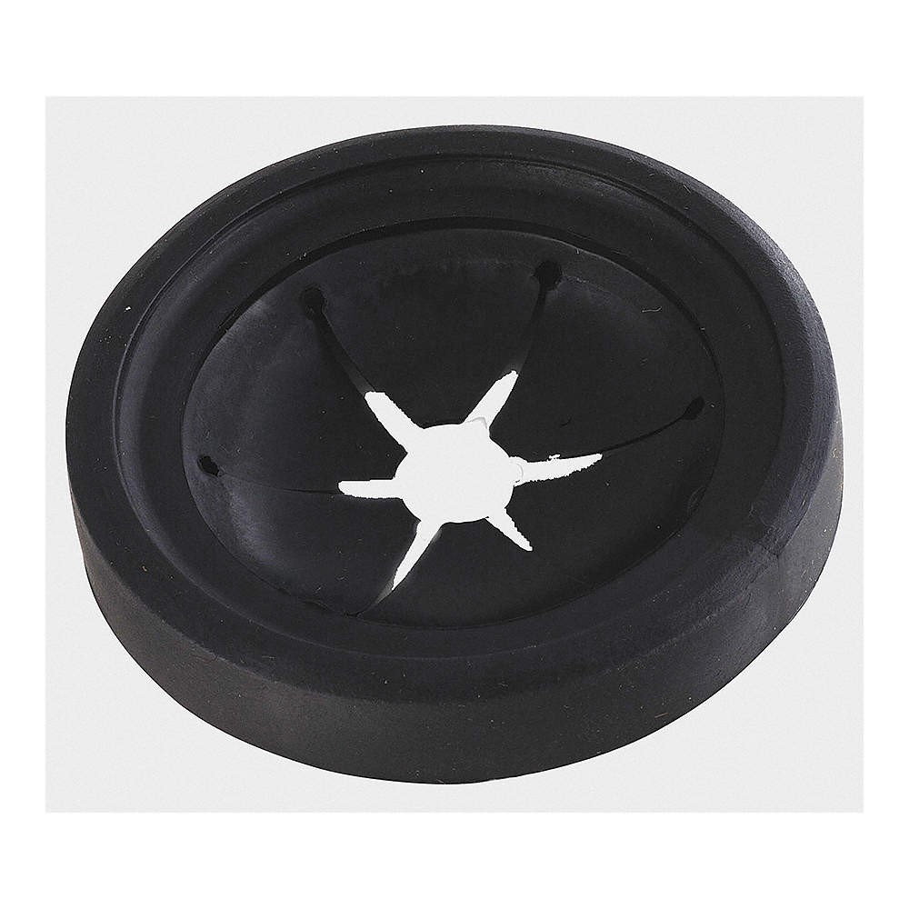GRAINGER APPROVED 4FEW7 Splash Guard,Disposal,Black,Rubber 4FEW7