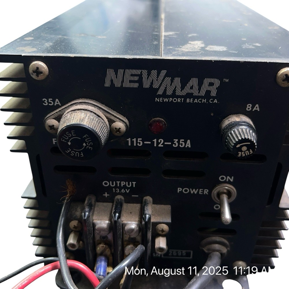 Newmar 115-12-35A Regulated Linear DC Power Supply untested
