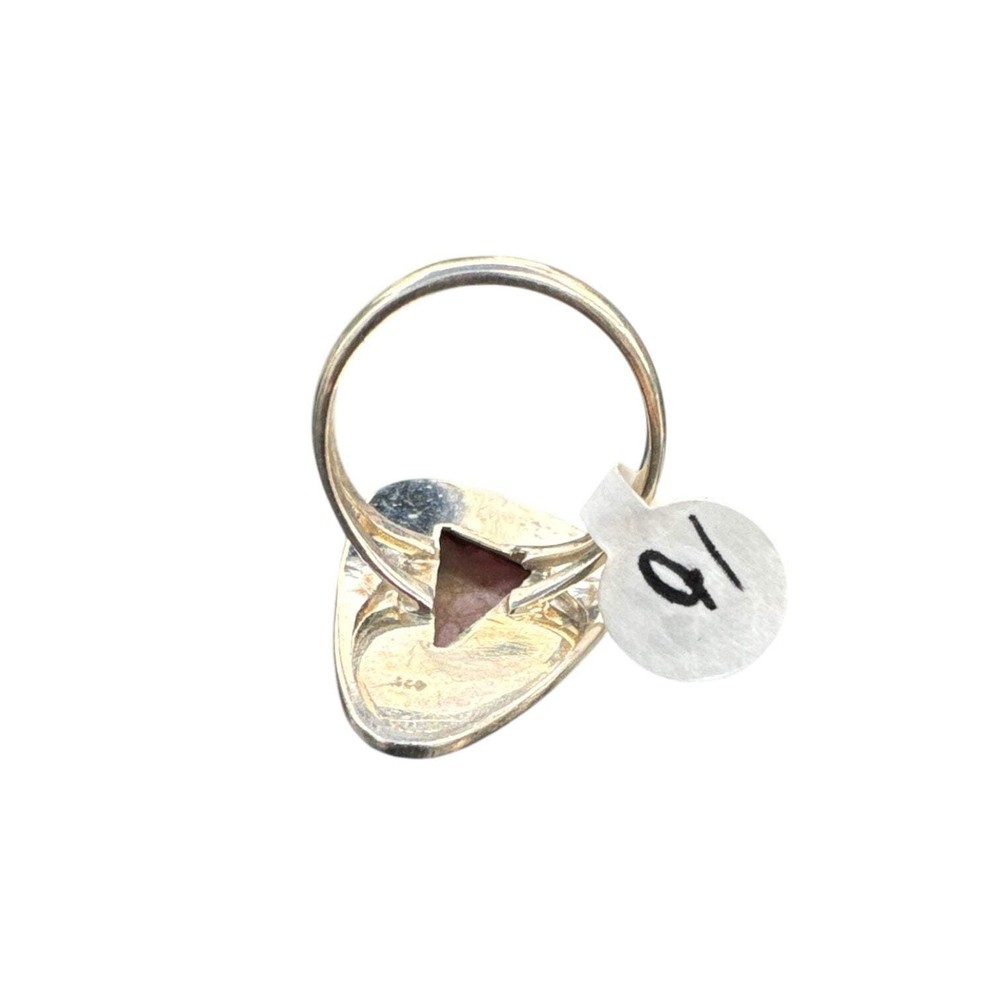 Cobalto Calcite Solid 925 Sterling Silver Ring 10