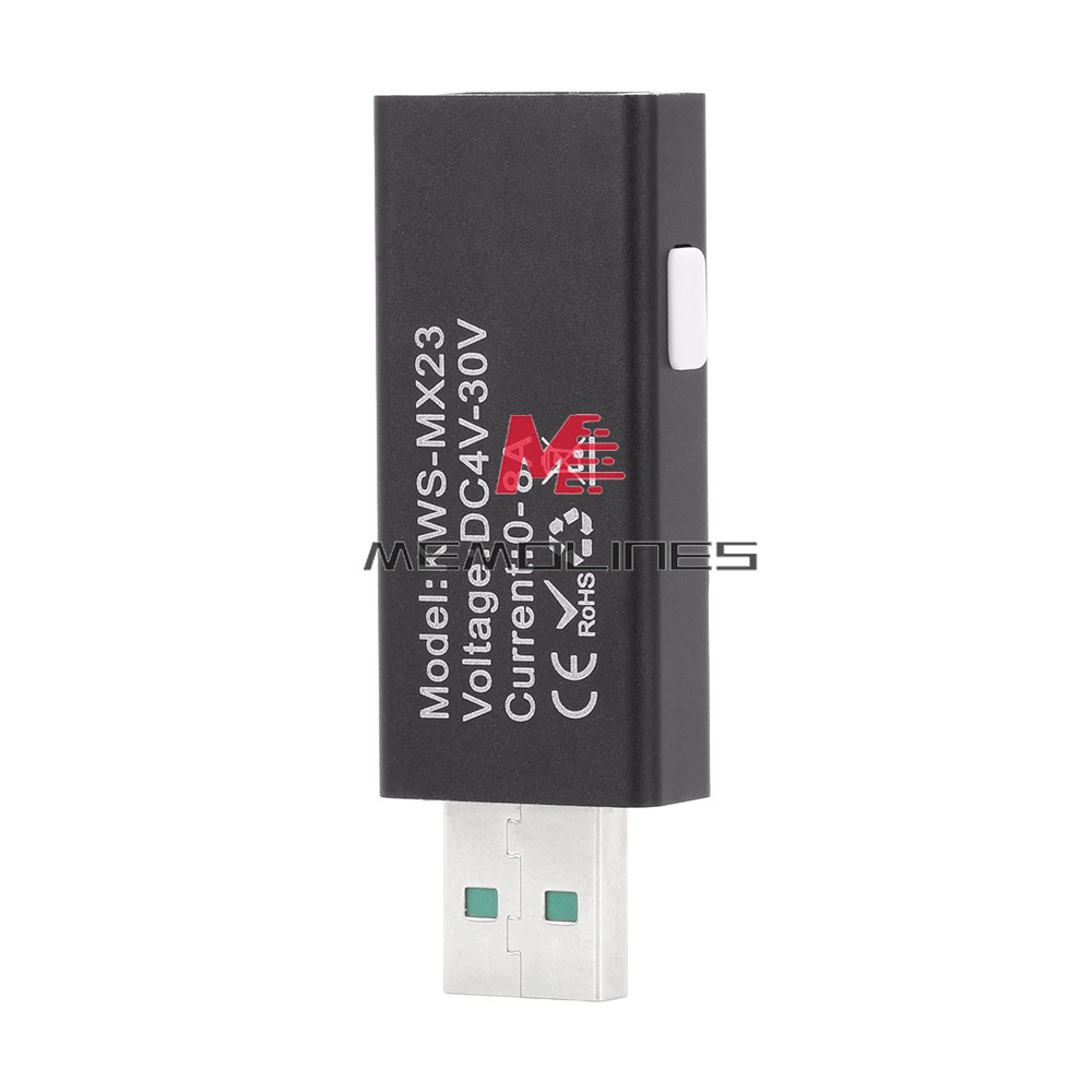 1.06" IPS Multi-function USB Tester Voltage Ammeter Power Meter DC 4-30V 0-8A