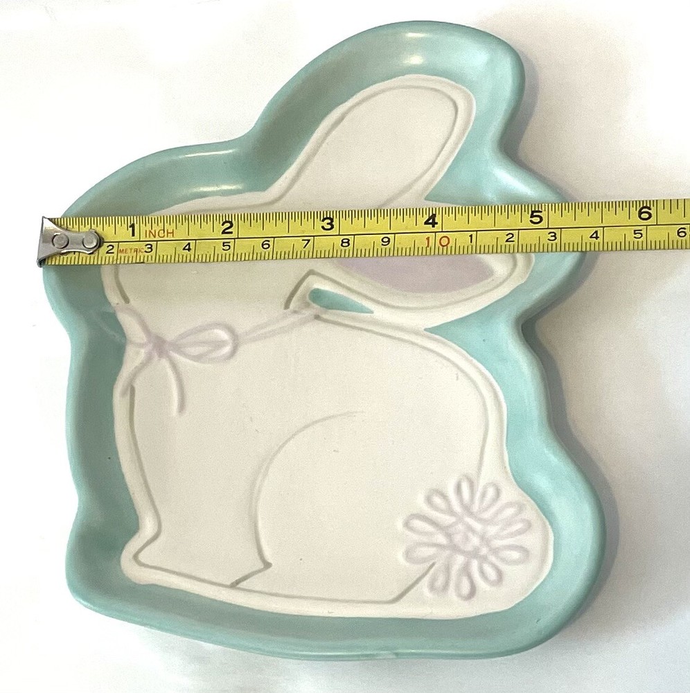 Mercuries Bunny Shaped Plate, Small Ceramic China