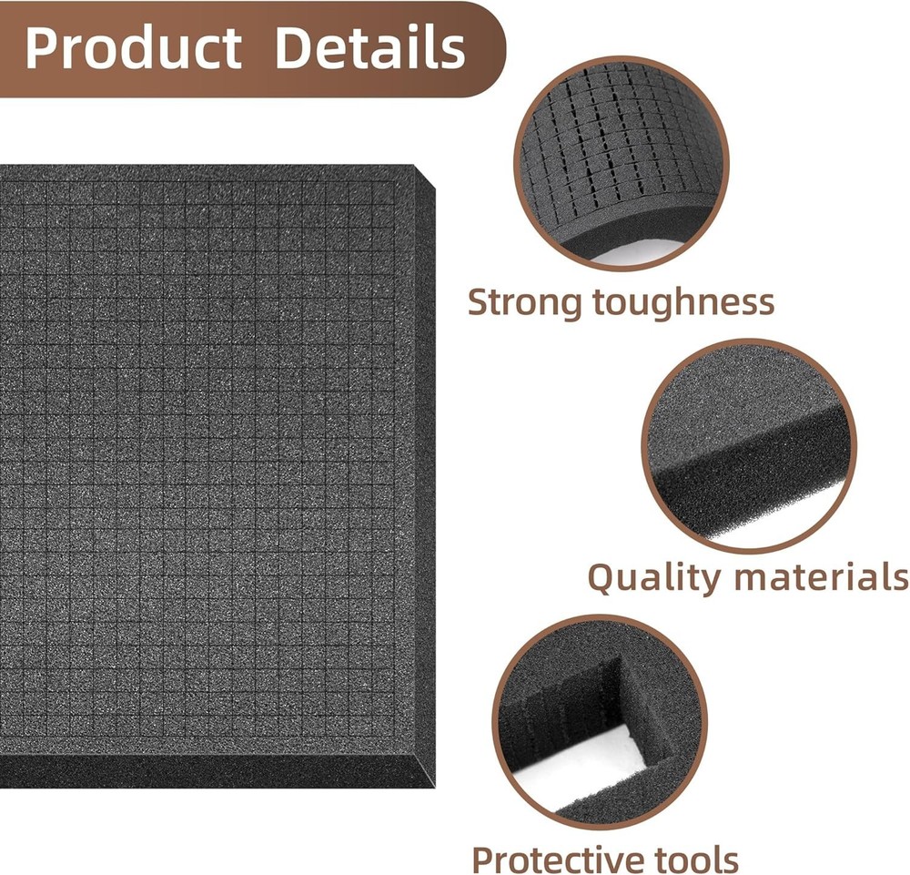 Durable Foam Cushions for Secure Equipment Storage