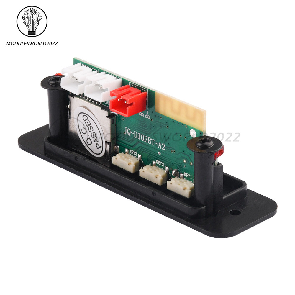 DC5V Bluetooth MP3 Player Decoder Board 2*3W Car Audio Amplifier Module FM Radio