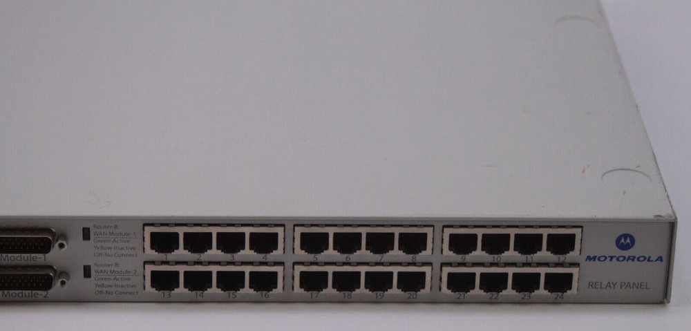 MOTOROLA Model S6000 Relay Panel READ AS IS